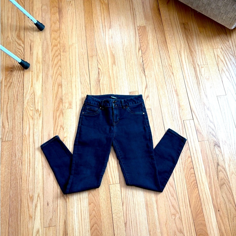 Women's Dark Blue Skinny Jeans